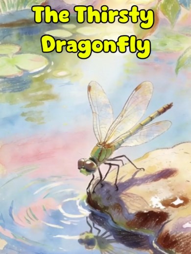 The Thirsty Dragonfly: Short Moral Story for Kids