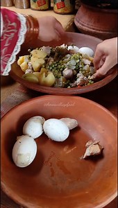 The most unique, rural way of cooking peas, eggs, potatoes, chicken kebabs #homemade #easycooking #deliciousfood | Amnavillagefood123