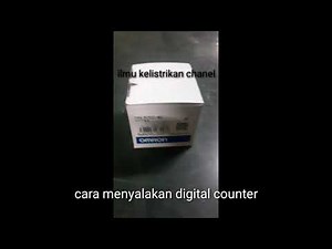 Menyalakan Digital Counter omron H7EC-NV