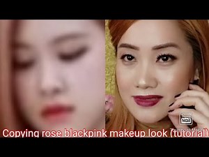 copying rose blackpink makeup look (tutorial)