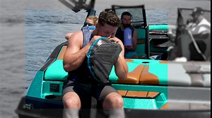 HO Pannoshock Inflatable Kneeboard Grey/Blue