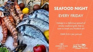 Have a full dining experience from around the world without leaving Salalah. Discover a succulent spread at Dolphin Restaurant with different theme nights! 📞 WhatsApp or Call 968 7153 2896 #themenights #buffet #asian #mexican #levantine #mediterranean #lebanese #seafood #steakhouse #crowneplazasalalah #salalah #oman | Crowne Plaza Resort Salalah