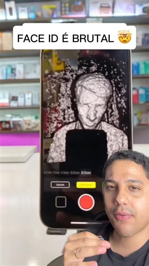 HOW APPLE'S FACE ID WORKS 😱 #smartphone #iphone #technology #curiosities