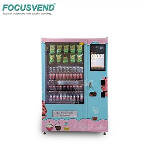 [Hot Item] Cashless Payment Vending Machine – 21.5" Touchscreen & Cooling