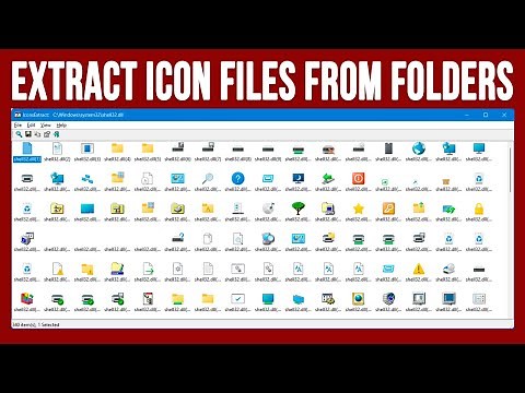 How to Save or Export All the Icon Files from a Folder in Windows