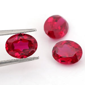 [Hot Item] Lab Created Ruby Oval Cut Lab Grown Ruby Gemstone for DIY Jewelry Making