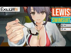 [Girls' Frontline 2] Lewis' Swimsuit Outfit [Sunscreen Battle] Animations & Dorm Interactions