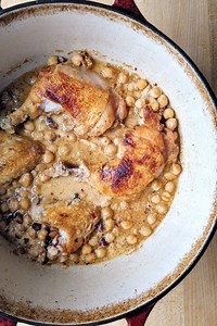 Braised Chicken Leg Quarters in Yogurt - walktoeat