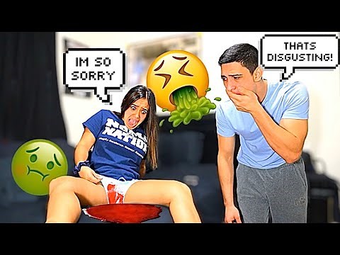 PERIOD Prank On Boyfriend!! **he freaks**