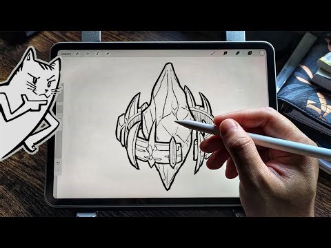 How to draw a Protoss Pylon from StarCraft 👽
