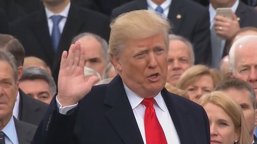 Relive the moment Donald J. Trump took the oath of office to become the 45th president of the United States. INAUGURATION COVERAGE: http://on.wbir.com/2kaXJ7S | WBIR Channel 10