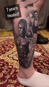 7 years healed! Thanks Luke for taking such great care of your tattoos 👊. I always love seeing old work aging so well ! Tattooed using: World Famous Ink Kwadron Needle Cartridges | Rob Richardson Tattooartist