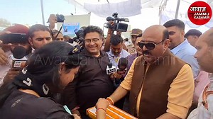 Flag off ceremony of free rides for women on JSCL E-buses...DY CM Surinder Choudhary | Awaz Jammu Kashmir