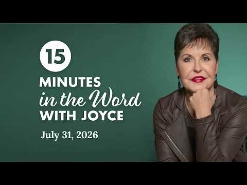 It's Time for an Upgrade - Pt 2 | 15 Minutes In The Word with Joyce Meyer