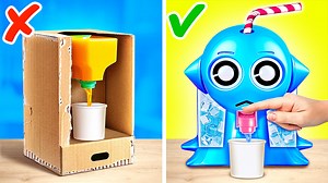 Aqua sprunki mini dispenser 🧊💦 *sprunki and alphabet lore makeovers with paper crafts* | Cool Tool