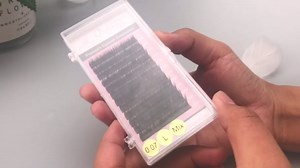 Faux Mink Silk Eyelash Extensions 0.03mm DD Curl 8-15mm Mixed Length Semi-Permanent Individual Lashes Extension Professional Salon Use