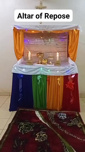 1.2K views · 18 reactions | Altar of Repose, #PaschalTriduum #AltarofRepose #goodfriday #holythursdsy | Mamake Phoebe Mkatoliki | Facebook