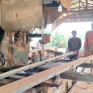8.5K views · 143 reactions | proses penggergajian kayu Meranti merah #skill #wood #kayukalimantan #machine #bandsaw #kayu #Mesin #Kalimantan #skills | Sawmill indonesia | Facebook