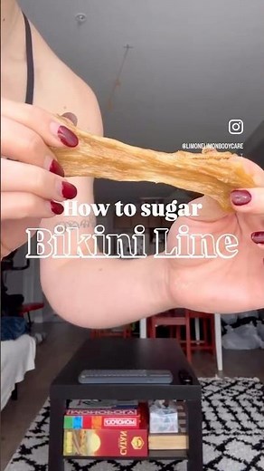 How to Sugar wax Bikini Line