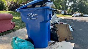 What bulky items will my trash hauler pick up in Fort Collins, and how much does it cost?