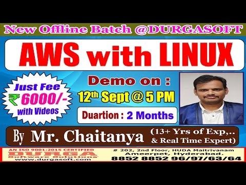 AWS with LINUX Offline Training @ DURGASOFT