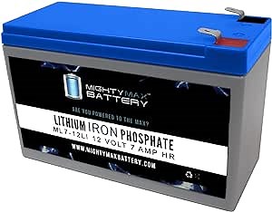 Mighty Max Battery 12V 7AH Lithium Replacement Battery for NPower Ironton Jumpstarter