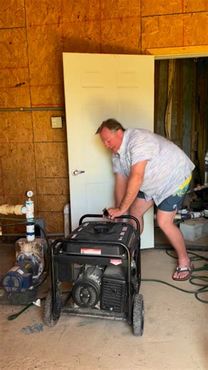 UPDATE from Scott & Emily: This well house stores about 10,000 gallons of water in an above-ground tank, but getting that water when the power is off requires a generator to run the pump. That sounds like a lot of water but with over 100 animals here it goes pretty fast. We were told it would be a few days before power is restored, so we are being very conservative with this tank of water. The animals are all okay, safe, and content. They have been fed, watered, talked to, and those who need med