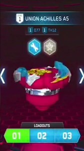 Beyblade burst App QR Codes Union Achilles A5