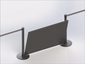 Qbuster 6" Single Wire Retail Display Hook for Slatwall, Black, AZ-SWH8, Durable Heavy Duty Display Hook