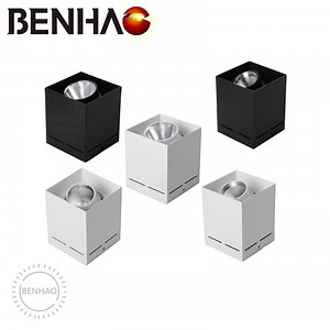 [Hot Item] Black Surface Mount Aluminum Wall Washer, 12W/18W/25W Square LED Down Light Energy Saving Lamp