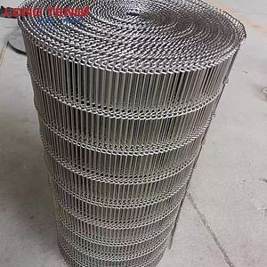 [Hot Item] High Temperature Resistant Metal Woven Mesh Belt Conveyor Belt Drying Line Mesh Chain Conveyor Belt