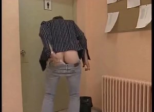 Diarrhea into trash can (edited)
