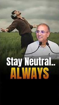 How to be neutral in every situation ? 🤔 | HG Vrindavan Chandra Das #netural #stay #givegita