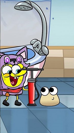 Pou’s Transformation Stuns SpongeBob! What Happened?! 🤯