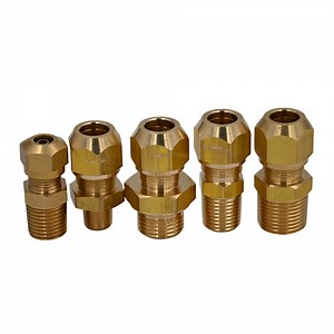 [Hot Item] Durable Straight Coupling Brass Brake Pipe Fitting for Semi-Trailer Air Brake