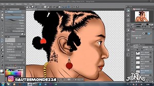 DELPHINE 2 - SPEED TUTO ( ADOBE ILLUSTRATOR X MANGA STUDIO ) | Autre Monde