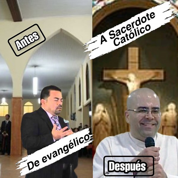 21K views · 1.2K reactions | De pastor protestante a sacerdote catolico. bienvenido a casa padre. | Richard Gabriel | Facebook