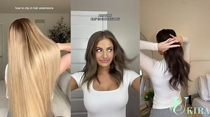 Ukira Platinum Blonde Hair Extensions Real Human Hair, 18 Inch 120g 7pcs #60 Blonde Clip in Hair Extensions, Natural Straight Remy Human Hair Clip in Extensions for Women