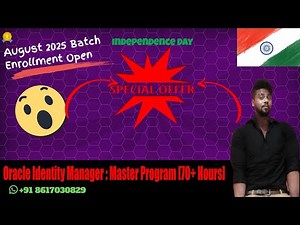 Oracle Identity Manager Live Training || August 2025 Batch