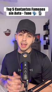 Top 5 Cantantes Famosos sin Auto - Tune 🗣️🎙️ . Síguenos para más : @yoslin___ . #top #musica #famosos #voz #freddiemercury #francodevita #theweeknd #juangabriel | Yoslin_ac