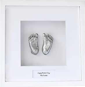 Baby Keepsake Hand Casting Kit, Baby Handprint kit, Newborn Keepsake Frame, Personalized Plaster Hand Molding, Nursery Decor, Shower Gifts