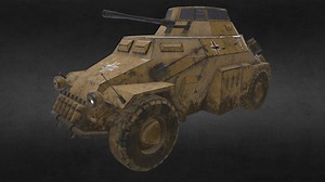 SDKfz222 - 3D model by cboebel