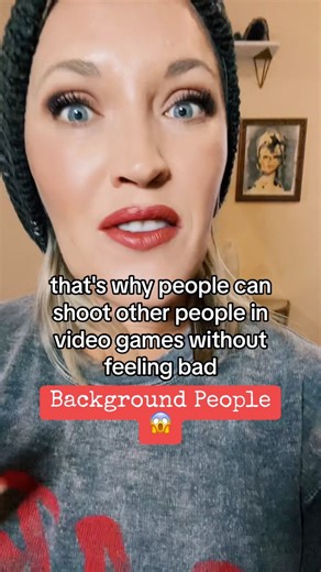 23K views · 1K reactions | #backgroundpeople #npc #SpiritualAwakening | Reverend Meg, "A Happy Medium" | Facebook