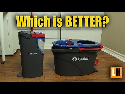 O-Cedar H2PRO Flat Mop System vs RinseClean Spin Mop