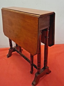 Antique Elegant Low and Narrow Drop Leaf Gate Leg Side Table A Rare Find - Etsy UK