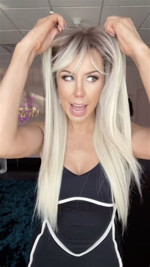 99 reactions · 12 comments | I’m a natural blonde, hunny #chelseysmithcrowns #csc #haircrown #naturalblonde #fringe #blondewig #longwig #blondehair #summerhair #bangs | Chelsey Smith Cosmetics | Facebook