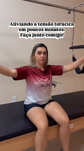 Tensão acumulada? Vamos soltar a torácica agora. #Pilatesmanaus #pilates #manaussaude | Life Fisio Clinic