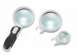 [Hot Item] Removable 3 in 1 LED Lighted Replaceable Handled Magnifier (BM-BG3004)