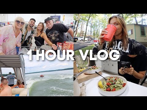 1 HOUR VLOG: family lake trip, drunk vlogging, homemade pesto & a crazy house discovery