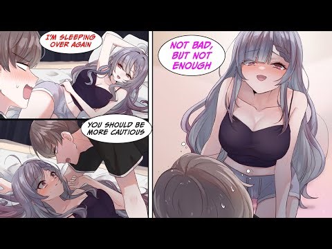 [Manga Dub] A model came home with me, but she's so relaxed, so I try to teach her a lesson, but...
